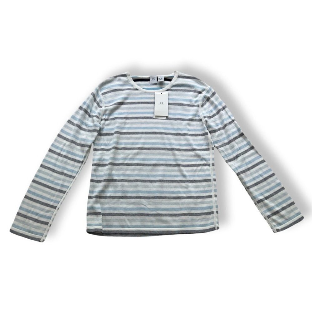 A/X Armani Exchange stripped cotton sweater size M